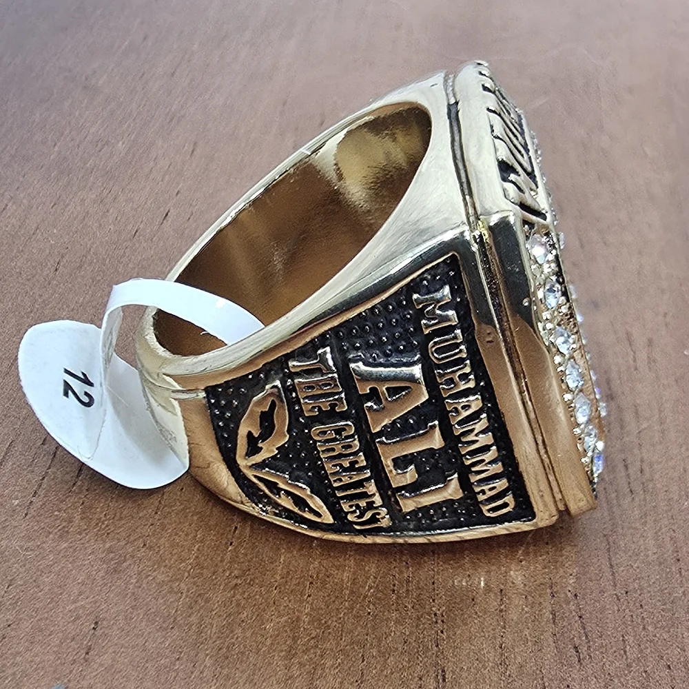 Muhammad Ali Championship Ring‎ Size 11 Boxing Gold